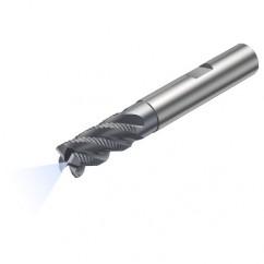 R215.34C16040-DC32K 1640 16mm 4 FL Solid Carbide End Mill - Corner Radius w/Cylindrical - Neck Shank - Americas Industrial Supply