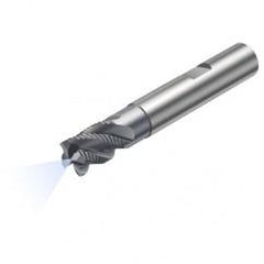R215.34C20040-DS20K 1640 20mm 4 FL Solid Carbide End Mill - Corner Radius w/Cylindrical - Neck Shank - Americas Industrial Supply