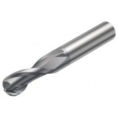 R216.42-08030-AC16G 1610 8mm 2 FL Solid Carbide Ball Nose End Mill w/Cylindrical Shank - Americas Industrial Supply