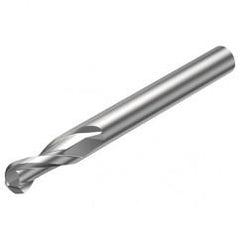 R216.42-05030-AK10A H10F 5mm 2 FL Solid Carbide Ball Nose End Mill w/Cylindrical Shank - Americas Industrial Supply