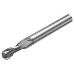 R216.42-08030-AK16G 1620 8mm 2 FL Solid Carbide Ball Nose End Mill w/Cylindrical Shank - Americas Industrial Supply