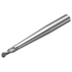 R216.42-02030-AP20G 1620 2mm 2 FL Solid Carbide Ball Nose End Mill w/Cylindrical Shank - Americas Industrial Supply