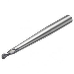 R216.42-03030-AP03G 1610 3mm 2 FL Solid Carbide Ball Nose End Mill w/Cylindrical Shank - Americas Industrial Supply