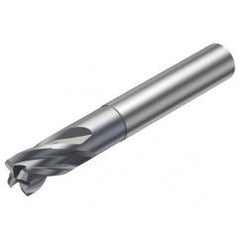 R216.24-12030DAI12G 1610 12mm 4 FL Solid Carbide End Mill - Corner Radius w/Cylindrical Shank - Americas Industrial Supply