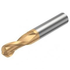 R216.42-08030-AC12G 1700 8mm 2 FL Solid Carbide ball nose endmill w/Cylindrical Shank - Americas Industrial Supply