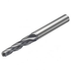 R216.54-08040RAL40G 1620 8mm 4 FL Solid Carbide Conical Ball Nose End Mill w/Cylindrical Shank - Americas Industrial Supply