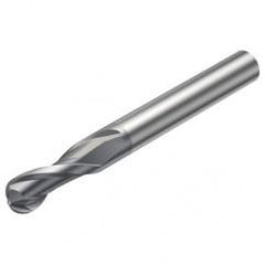 RA216.42-0630-AK12G 1610 2.3622mm 2 FL Solid Carbide Ball Nose End Mill w/Cylindrical Shank - Americas Industrial Supply