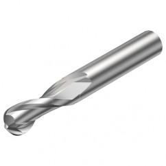 2B330-0400-NC H10F 4mm FL Ballnose w/Cylindrical with Neck Shank - Americas Industrial Supply