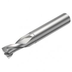 2P121-0300-NC H10F 3mm FL Straight Center Cut w/Cylindrical with Neck Shank - Americas Industrial Supply