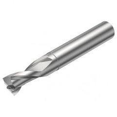 2P121-0300-NC H10F 3mm FL Straight Center Cut w/Cylindrical with Neck Shank - Americas Industrial Supply