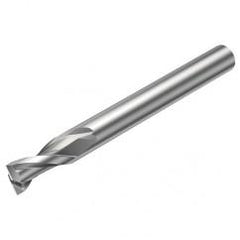 2P123-2000-NG H10F 20mm 2 FL Straight Center Cut w/Reduced Cylindrical .3mm/.012 smaller than Cutting Diameter Shank - Americas Industrial Supply