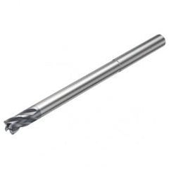 2P210-0400-NC N20C 4mm 2 FL Straight Center Cut w/Cylindrical with Neck Shank - Americas Industrial Supply