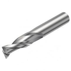 2P232-0200-NA H10F 2mm FL Straight Center Cut w/Cylindrical Shank - Americas Industrial Supply