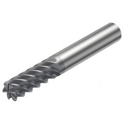 R215.24-04050BAC11H 1610 4mm 4 FL Solid Carbide End Mill - Corner Radius w/Cylindrical Shank - Americas Industrial Supply