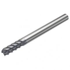 R215.H4-08050CAK02P 1620 8mm 4 FL Solid Carbide high feed End Mill w/Cylindrical Shank - Americas Industrial Supply