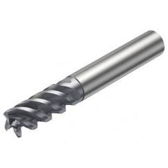 R216.24-12050GCC26P 1620 12mm 4 FL Solid Carbide End Mill - Corner Radius w/Cylindrical - Neck Shank - Americas Industrial Supply