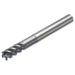 R216.24-10050DCK22P 1620 10mm 4 FL Solid Carbide End Mill - Corner Radius w/Cylindrical - Neck Shank - Americas Industrial Supply