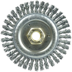 4 1/2 × 5/8″-11-0.020 Wire Size - Roughneck Stringer Bead Weld Cleaning Brush - Americas Industrial Supply