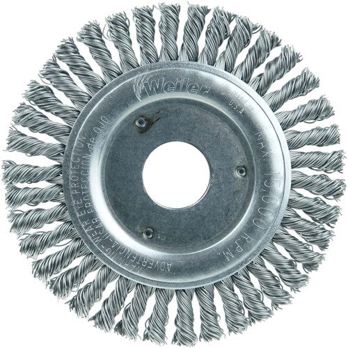4 1/2″ × 7/8″-0.020″ Wire Size - Roughneck Stringer Bead Weld Cleaning Brush - Americas Industrial Supply
