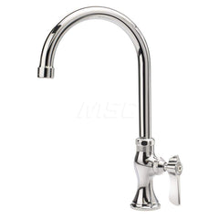 Industrial & Laundry Faucets; Type: Base Mount Faucet; Style: Base Mounted; Design: Base Mounted; Handle Type: Lever; Spout Type: Gooseneck; Mounting Centers: Single Hole; Spout Size: 6; Finish/Coating: Chrome Plated; Type: Base Mount Faucet; Minimum Orde