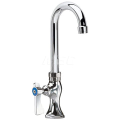 Industrial & Laundry Faucets; Type: Base Mount Faucet; Style: Base Mounted; Design: Base Mounted; Handle Type: Lever; Spout Type: Gooseneck; Mounting Centers: Single Hole; Spout Size: 3-1/2; Finish/Coating: Chrome Plated; Type: Base Mount Faucet; Minimum