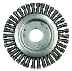 4-1/2 x 7/8" - .020 Wire Size - Stainless Roughneck Stringer Bead Weld Cleaning Brush - Americas Industrial Supply