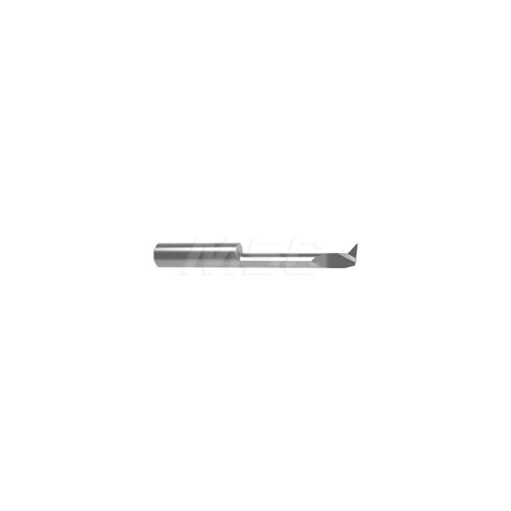 Internal Boring Bar: 0.315″ Min Bore, 0.6693″ Max Depth, Right Hand Cut, Carbide 1.6535″ OAL, 0.0079″ Corner Radius