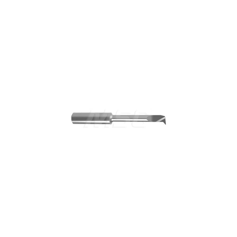 Internal Boring Bar: 0.2756″ Min Bore, 1.4567″ Max Depth, Left Hand Cut, Carbide 2.4409″ OAL, 0.0039″ Corner Radius