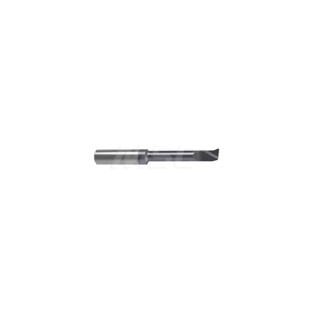 Internal Boring Bar: 0.2756″ Min Bore, 1.063″ Max Depth, Right Hand Cut, Carbide 2.0472″ OAL, 0.0079″ Corner Radius