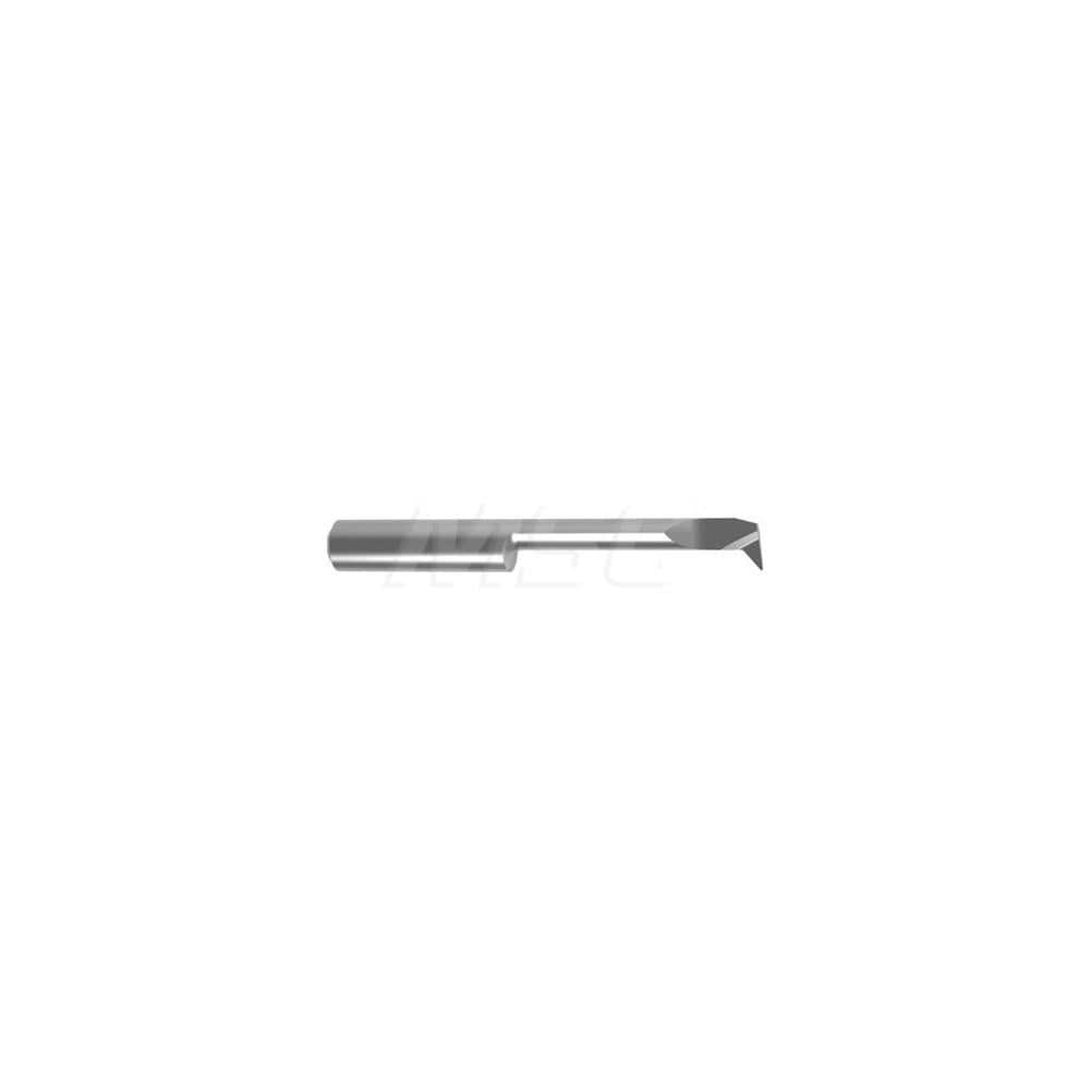 Internal Boring Bar: 0.315″ Min Bore, 1.4567″ Max Depth, Left Hand Cut, Carbide 2.4409″ OAL, 0.0039″ Corner Radius