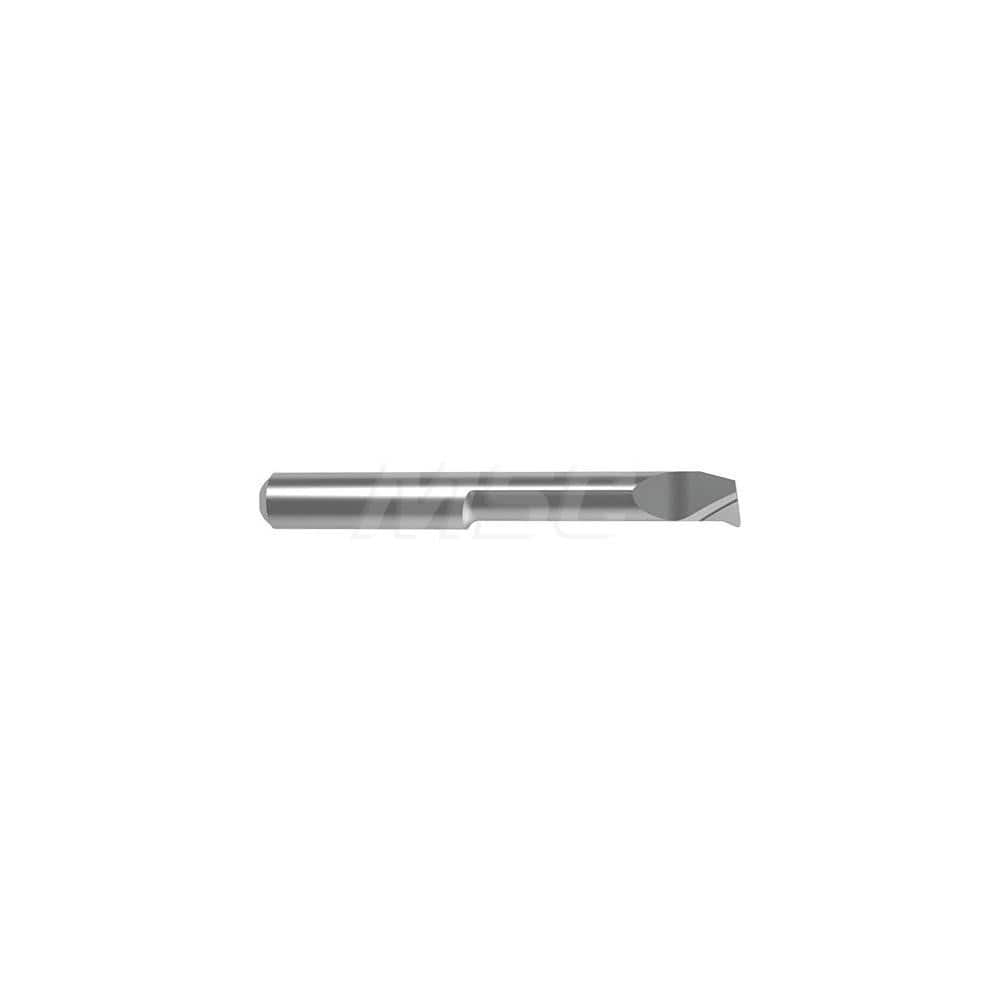 Internal Boring Bar: 0.315″ Min Bore, 1.8504″ Max Depth, Left Hand Cut, Carbide 2.8346″ OAL, 0.0079″ Corner Radius