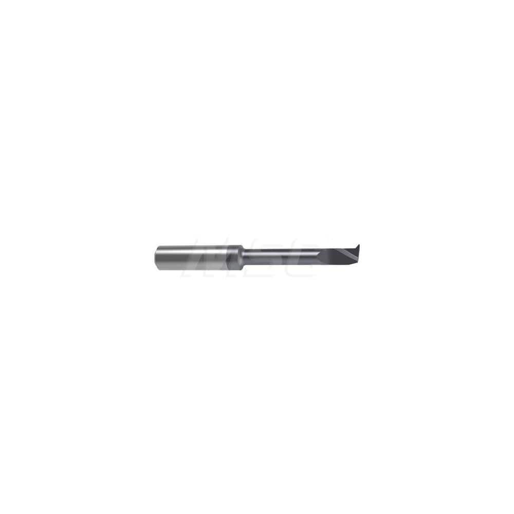 Internal Boring Bar: 0.2756″ Min Bore, 1.6535″ Max Depth, Right Hand Cut, Carbide 2.6378″ OAL, 0.0079″ Corner Radius