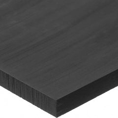 USA Sealing - 4' x 1-1/2" x 3/8" Black Acetal Rectangular Bar - Americas Industrial Supply