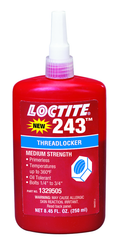 243 Threadlocker Blue Removable - 250 ml - Americas Industrial Supply
