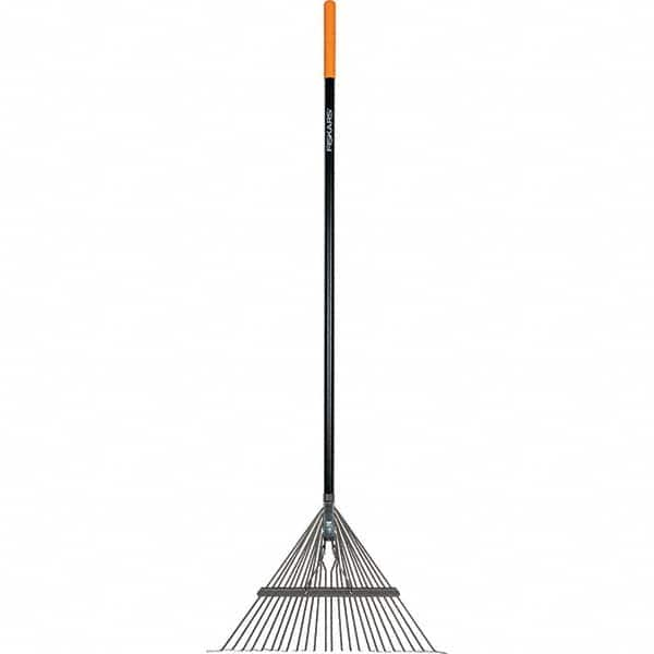 Fiskars - Forks & Rakes Type: Leaf Rake Handle Type: Straight - Americas Industrial Supply