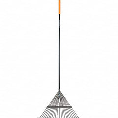 Fiskars - Forks & Rakes Type: Leaf Rake Handle Type: Straight - Americas Industrial Supply