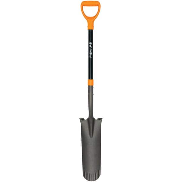 Fiskars - Shovels, Spades, Diggers & Hoes Type: Spade Blade Type: Round - Americas Industrial Supply