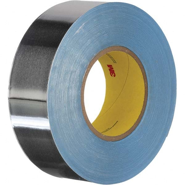 3M - 60 Yd x 5" x 5.5 mil Silver Aluminum Foil Tape - Americas Industrial Supply