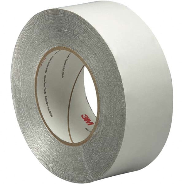 3M - 60 Yd x 4" x 4.6 mil Silver Aluminum Foil Tape - Americas Industrial Supply