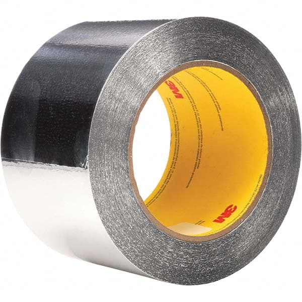 3M - 60 Yd x 6" x 4.6 mil Silver Aluminum Foil Tape - Americas Industrial Supply