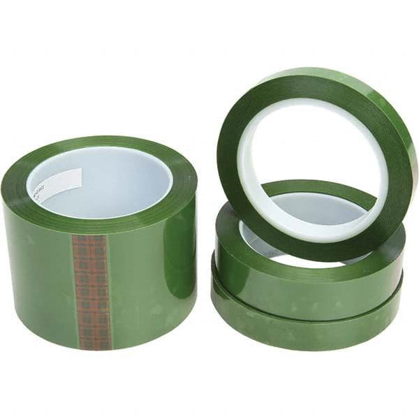 3M - 72 Yd x 14" Translucent Green Polyester Film Tape - Americas Industrial Supply