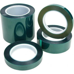 3M - 72 Yd x 2-1/2" Green Polyester Film Tape - Americas Industrial Supply