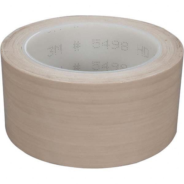 3M - 36 Yd x 6" Beige PTFE Film Tape - Americas Industrial Supply