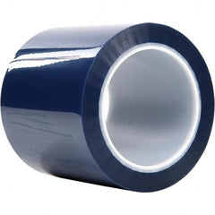 3M - 72 Yd x 4" Blue Polyester Film Tape - Americas Industrial Supply