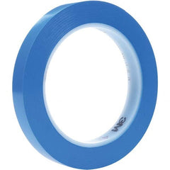 3M - 36 Yd x 3/8" Blue Vinyl Film Tape - Americas Industrial Supply