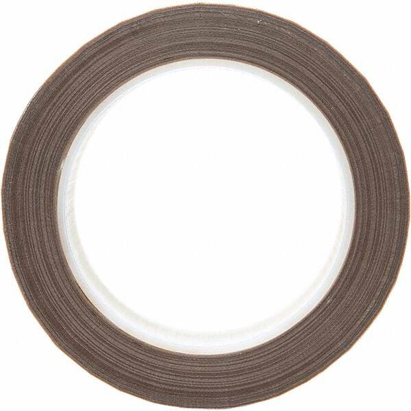 3M - 36 Yd x 1" Brown PTFE Film Tape - Americas Industrial Supply