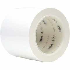 3M - 36 Yd x 48" White Vinyl Film Tape - Americas Industrial Supply