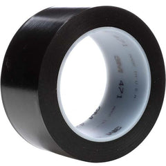 3M - 36 Yd x 48" Black Vinyl Film Tape - Americas Industrial Supply