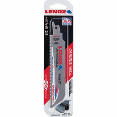 Lenox - Reciprocating Saw Blades Blade Material: Carbide Blade Length (Inch): 6 - Americas Industrial Supply