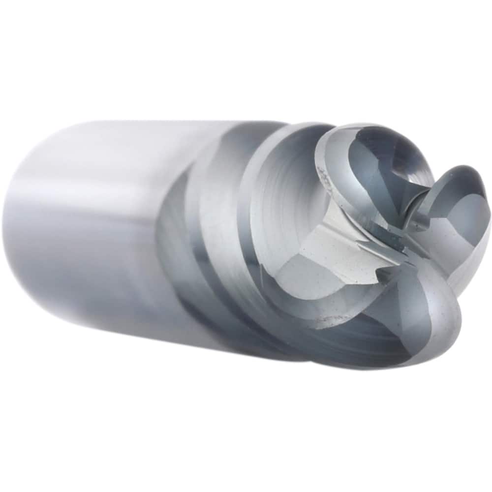 Supermill - Ball End Mills; Mill Diameter (Inch): 1/2 ; Mill Diameter (Decimal Inch): 0.5000 ; Number of Flutes: 4 ; Length of Cut (Inch): 2 ; Length of Cut (Decimal Inch): 2.0000 ; Material: Solid Carbide - Exact Industrial Supply